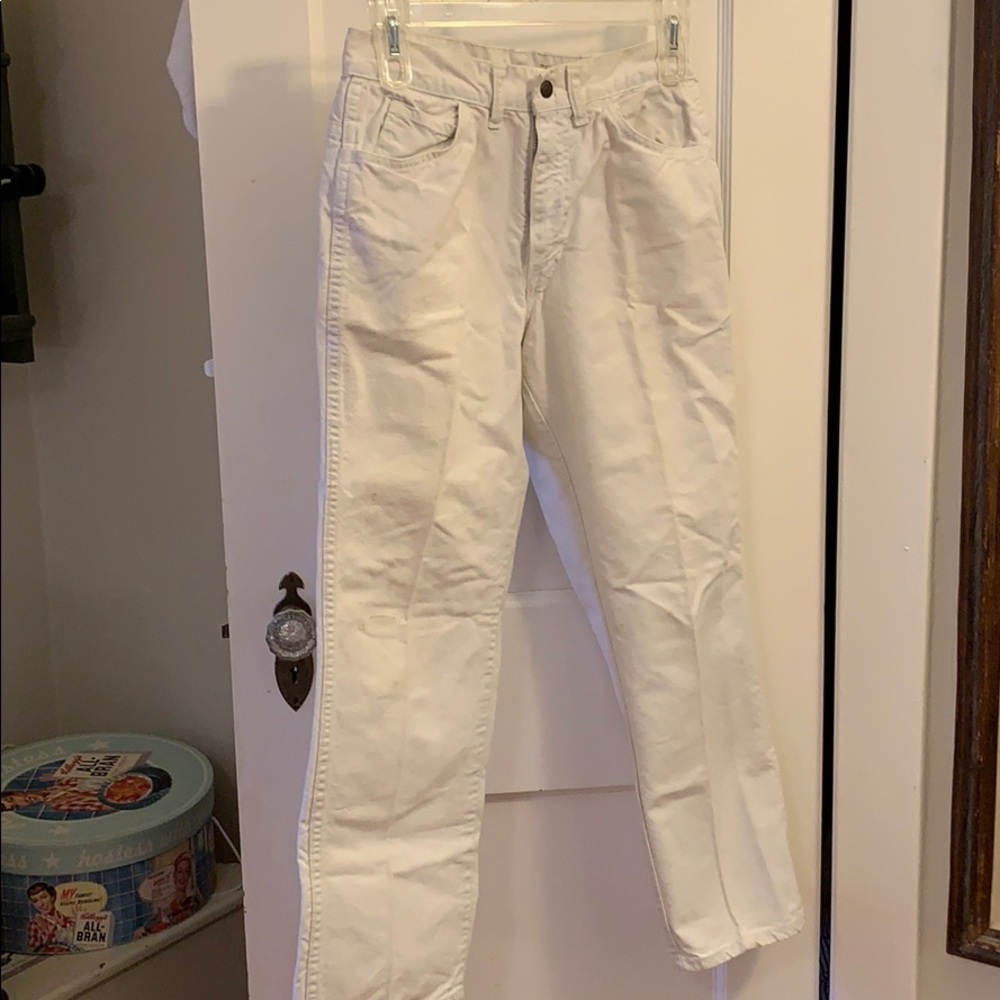 White LEVIS denim